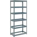 Global Industrial Extra Heavy Duty Shelving 36W x 24D x 72H With 6 Shelves, No Deck, Gray B2296924